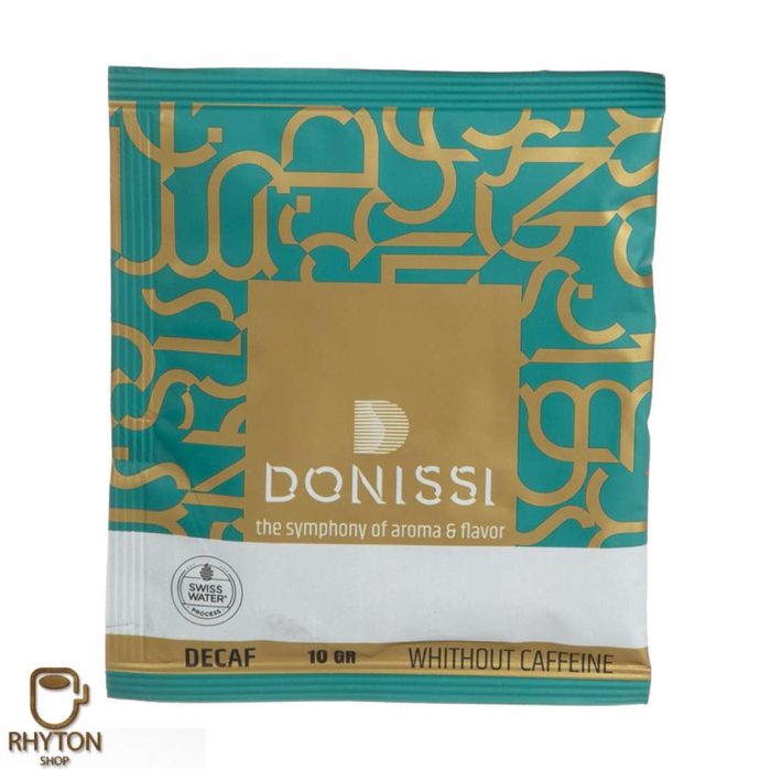 ویژگی قهوه دمی چکه ای Decaf دونیسی بسته 6 عددی