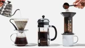 معرفی انواع تجهیزات دم کردن قهوه