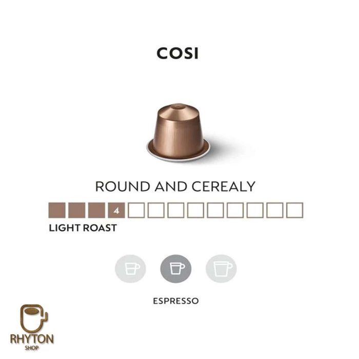 قیمت کپسول قهوه نسپرسو Cosi