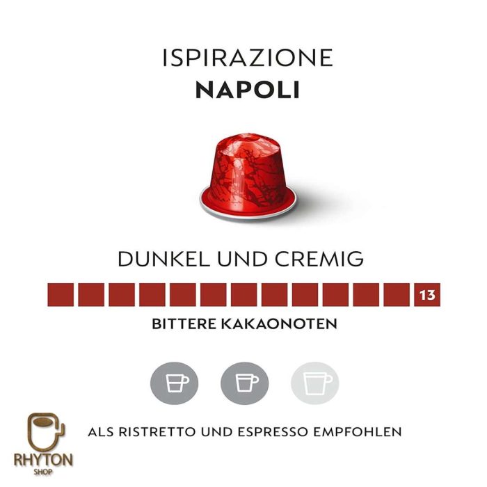 قیمت کپسول قهوه نسپرسو Ispirazione Napoli