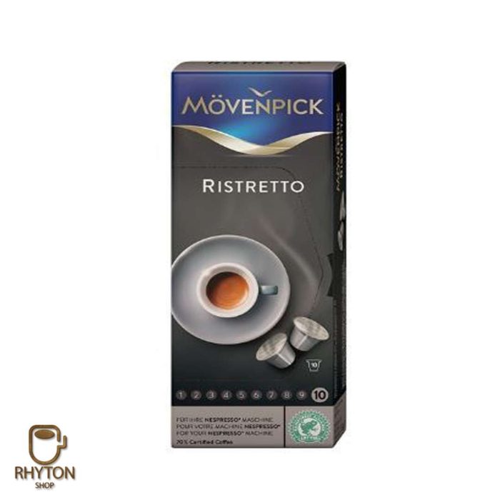 خرید کپسول نسپرسو موونپیک مدل Ristretto بسته 10 عددی