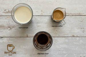 مواد لازم برای تهیه موکا